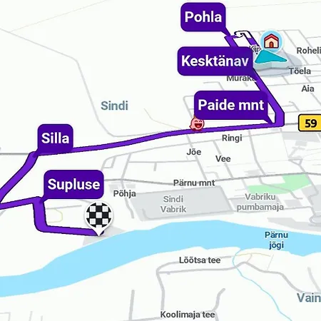 Aiamaja Sindi Location Sindi Kirsi 3 아파트 *